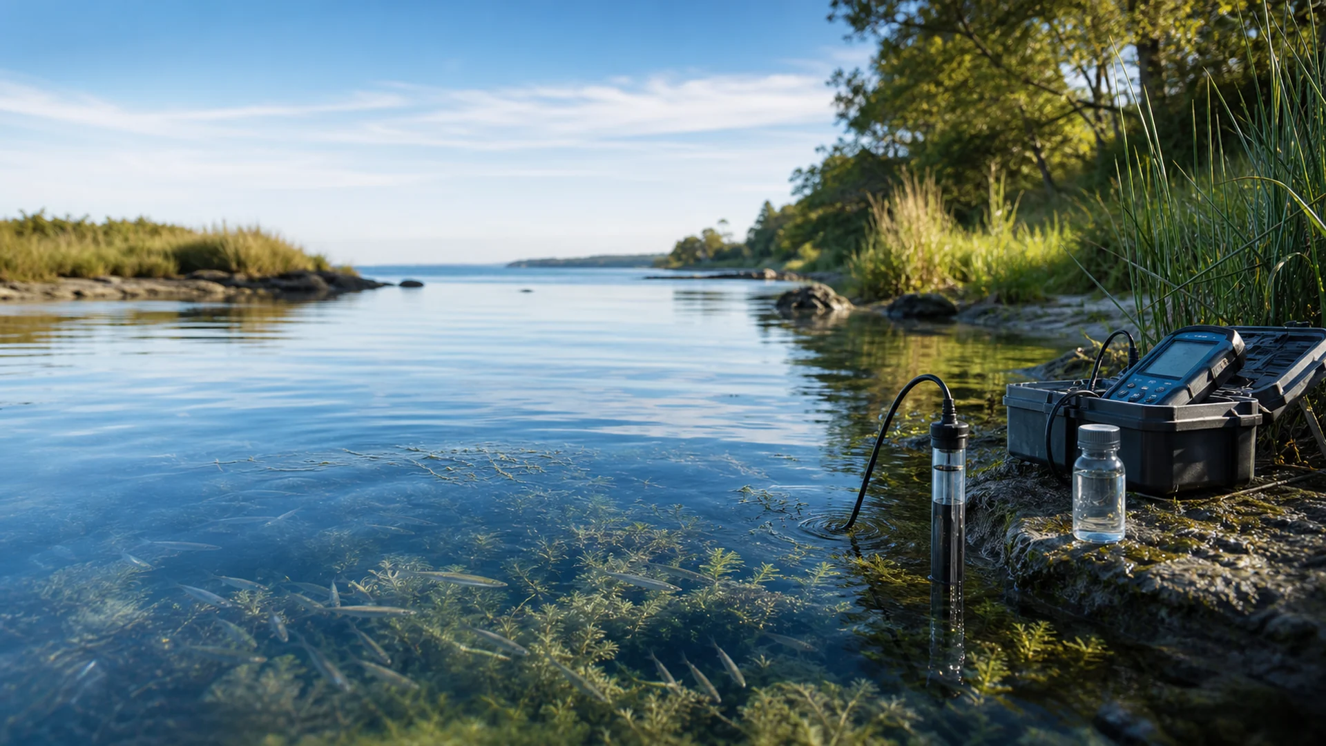 Intervention environnementale et suivi d'animaux aquatiques en milieu naturel