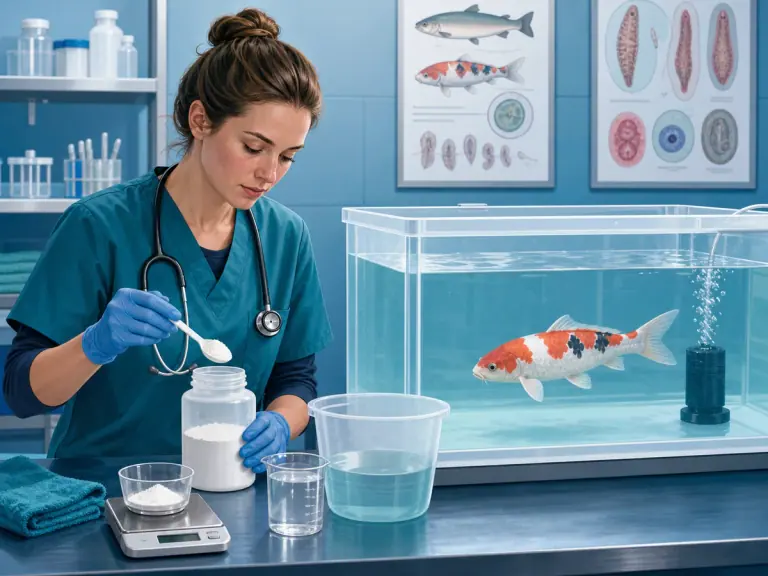 Comment préparer un bain antiparasitaire de Praziquantel ?
