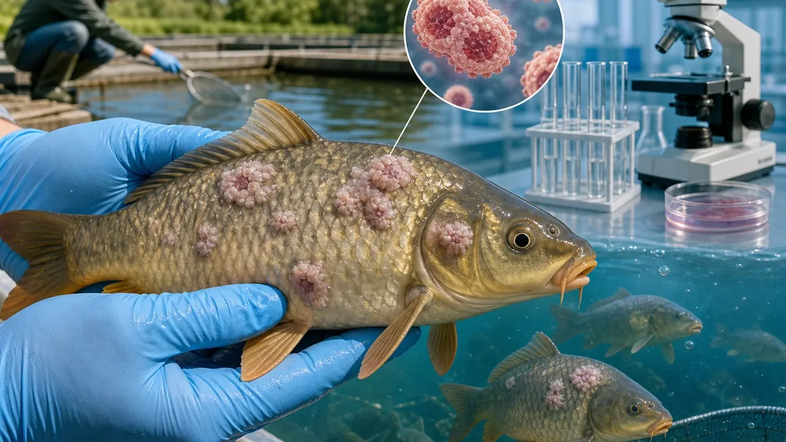 Qu'est ce que la variole de la carpe (Pox Carp) ?