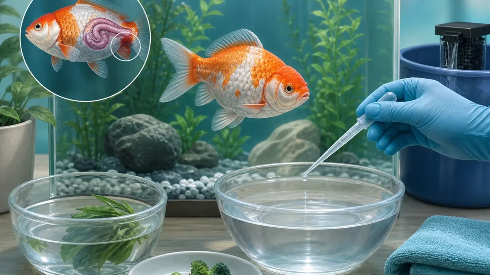 Comment agir face à un poisson constipé ?