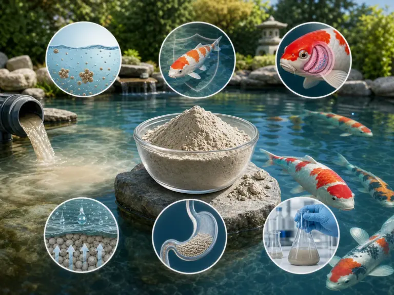 Quels sont les bienfaits de la bentonite en bassin de carpes koïs ?