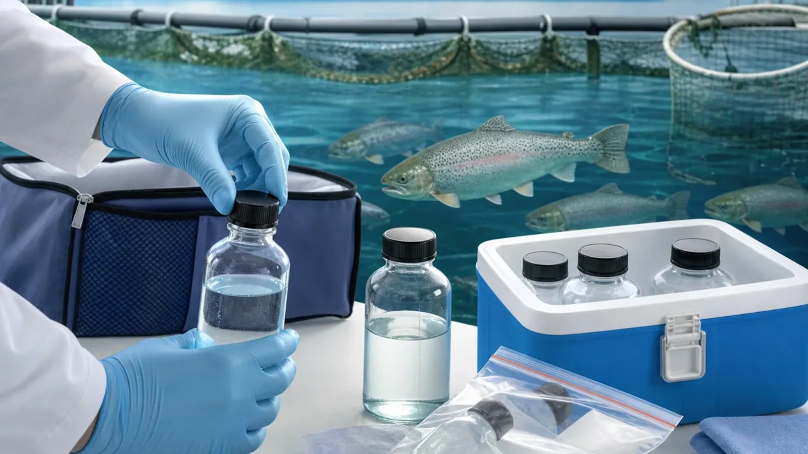 Comment conditionner un prélèvement d'eau pour analyse ?