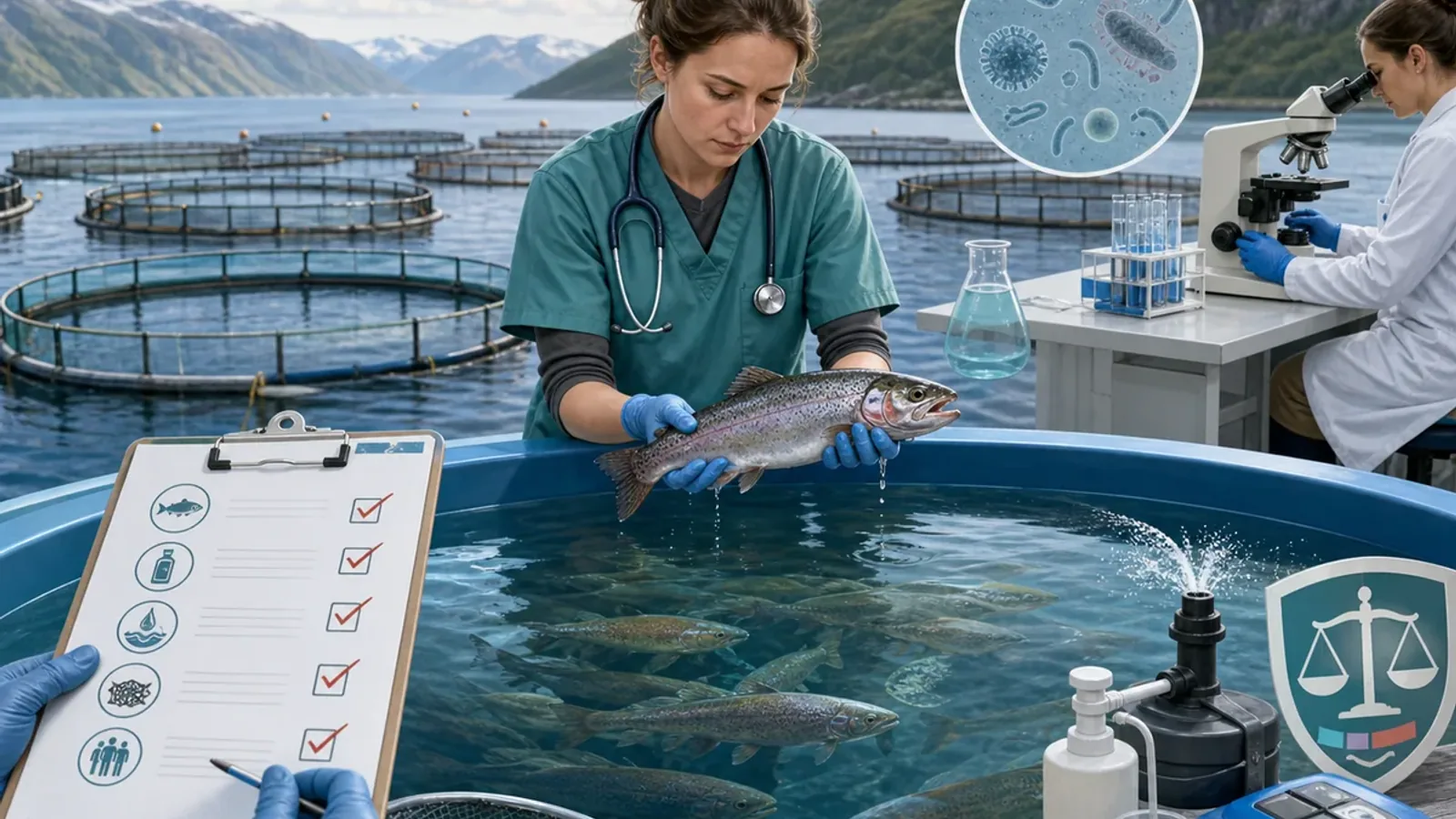 Qu'est ce qu'un protocole de soins en pisciculture ?