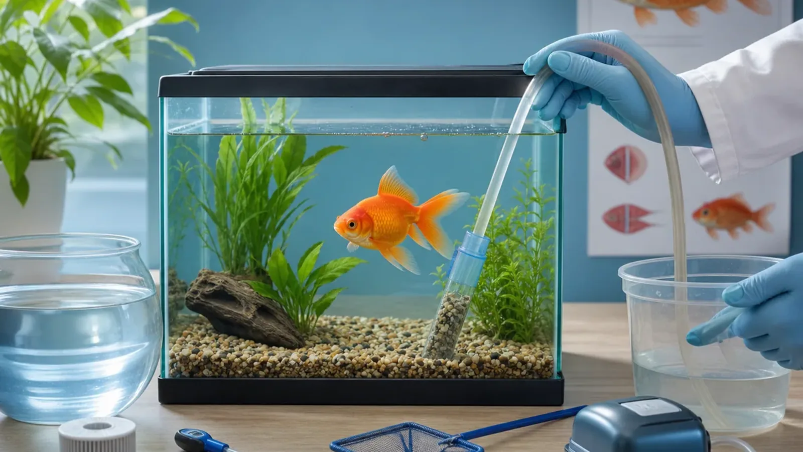 Quelles sont les conditions minimales pour maintenir un poisson rouge ?