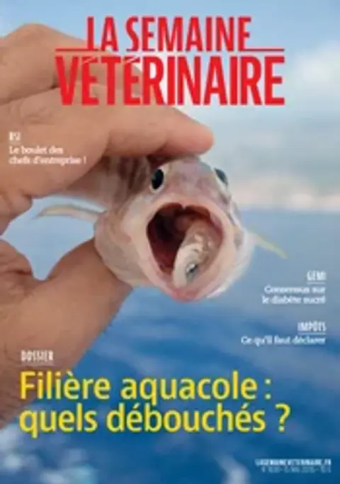 Article de La Semaine Vétérinaire consacré à la filière aquacole