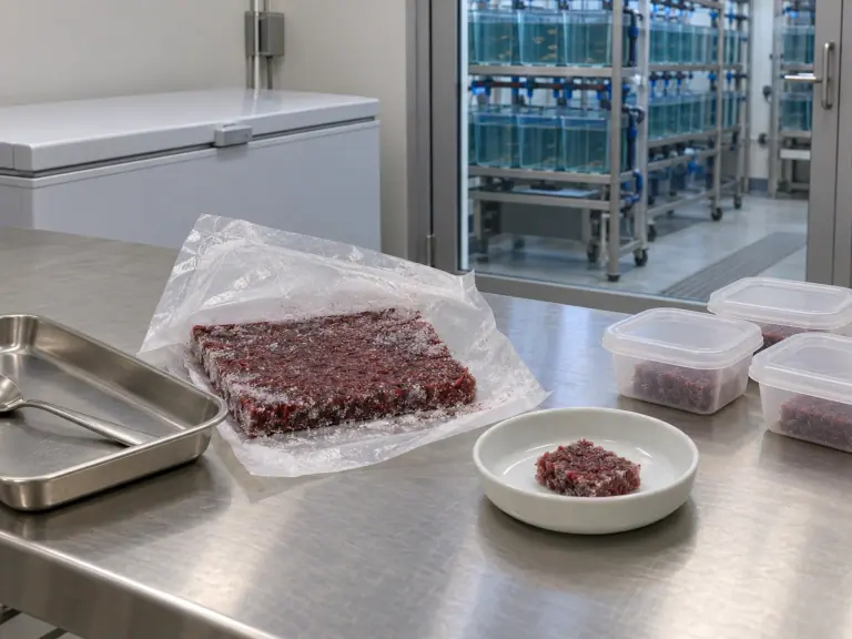 Frozen feeds: managing risk in aquatic research facilities