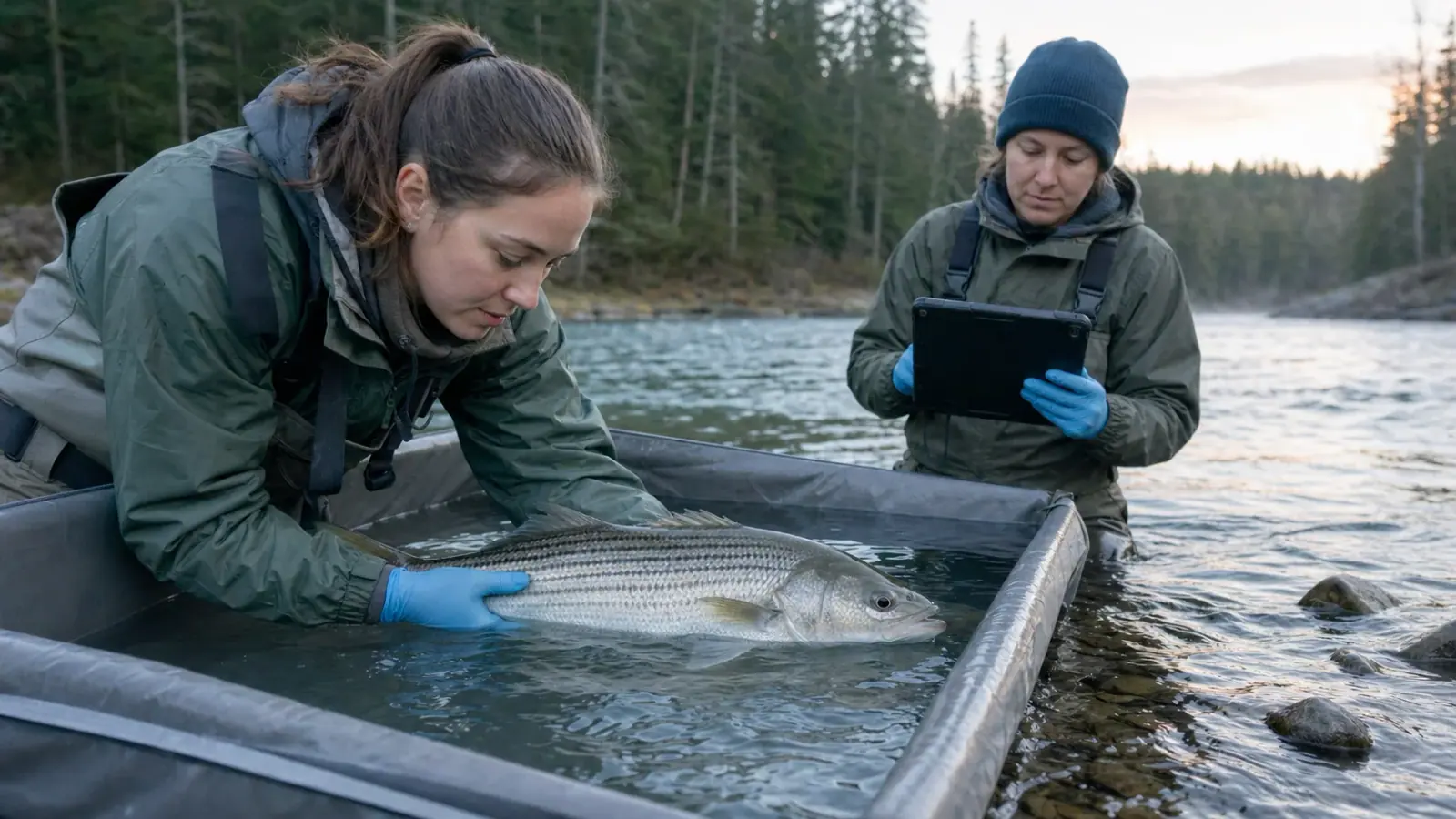 Méthode RAMP : évaluer les poissons avant leur remise à l’eau