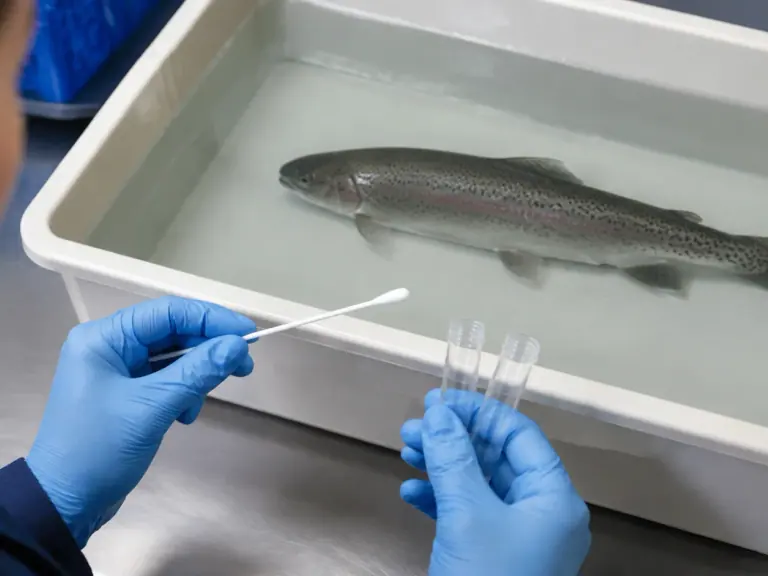 Flavobactéries des poissons : prélever avant de conclure