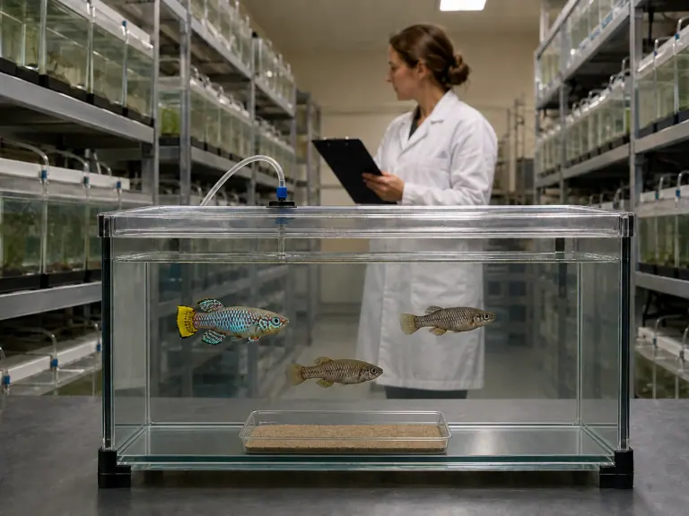 Killifish : standardiser l’élevage avant l’essai