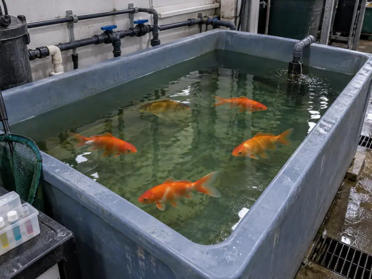 Poissons saisis : préparer l’accueil en aquarium
