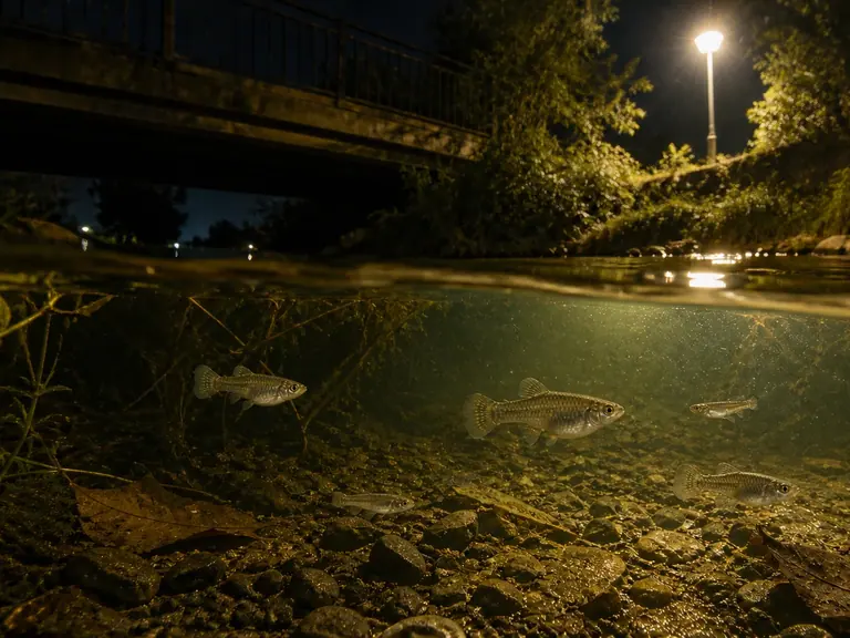 Pollution lumineuse : les poissons changent de rythme
