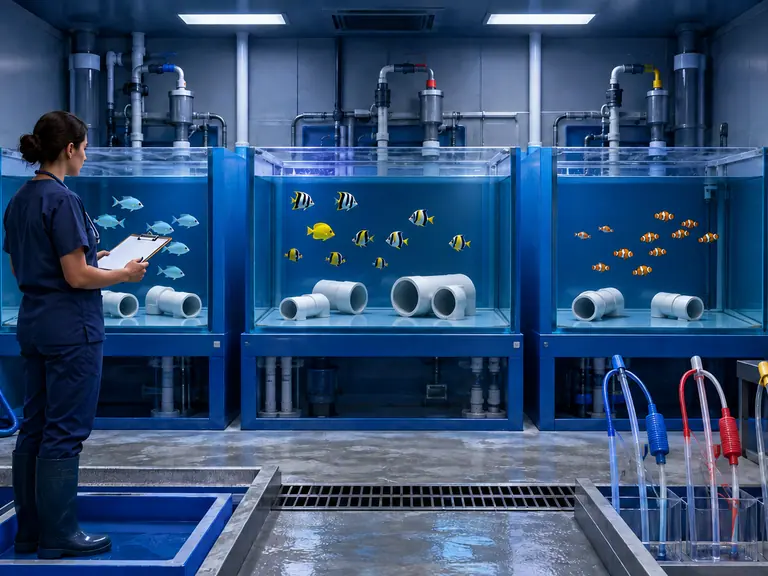Aquarium public : concevoir une quarantaine qui décide