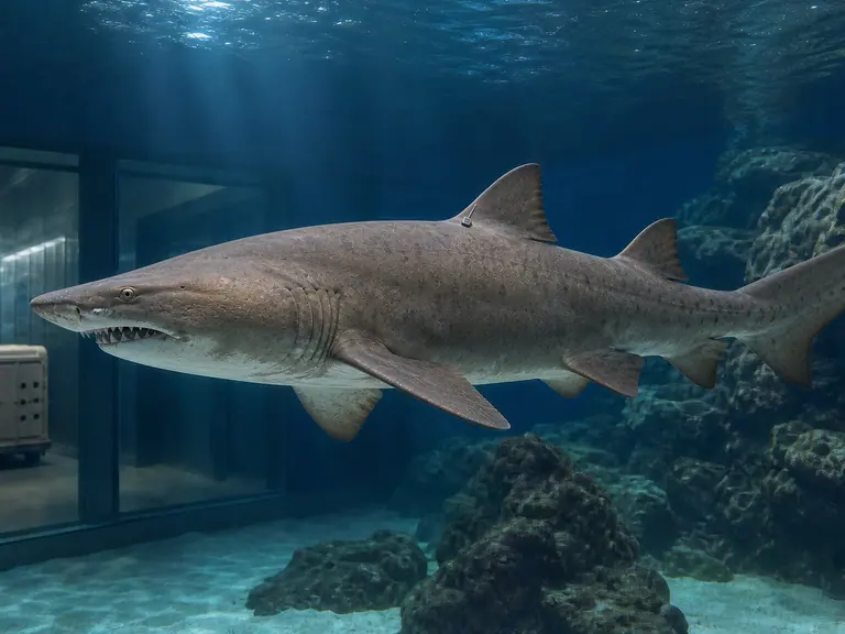 Sand tiger shark trade tests aquarium traceability