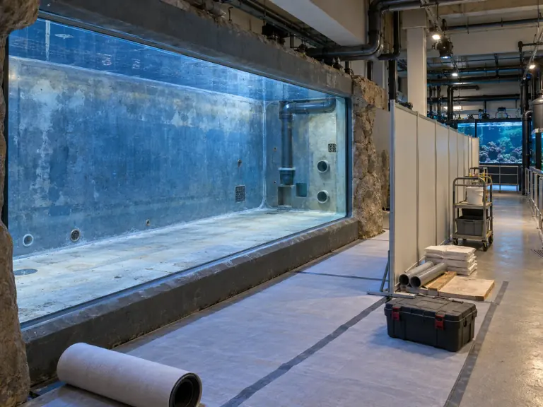 Travaux en aquarium : préparer le retour en service
