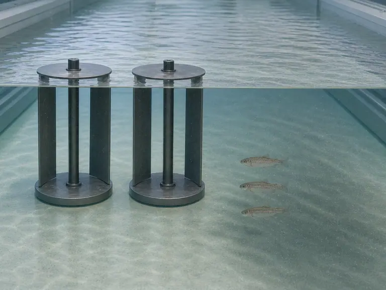 Hydrokinetic turbines: how do juvenile trout respond?