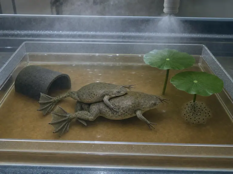 Breeding Xenopus without hormone injections: can simulated rain refine embryo production?